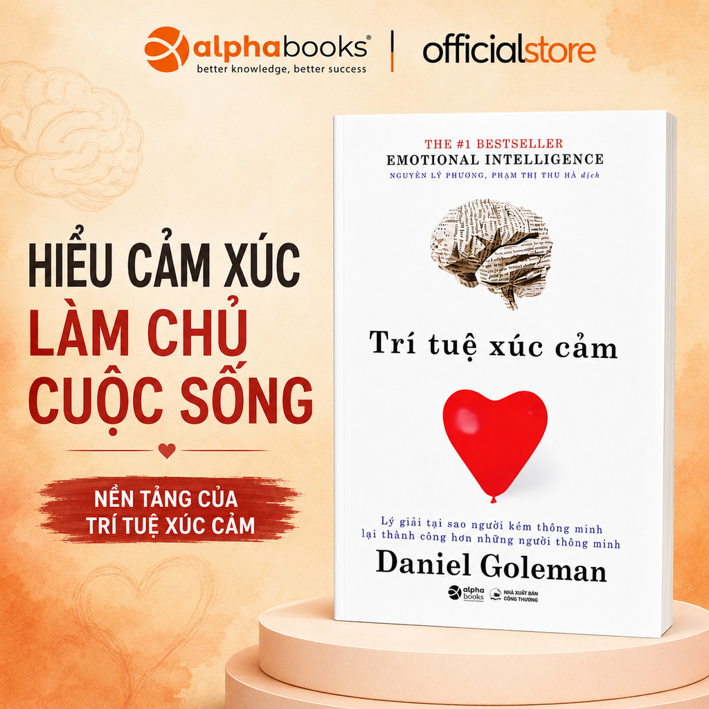 Sách: Trí Tuệ Xúc Cảm - Sức mạnh của EQ - Daniel Goleman (Alpha Books)