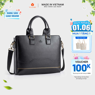 Cặp công sở yuumy (thời trang nữ đi làm cỡ lớn - cặp da caym07)