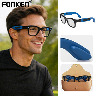 Fonken 2 chiếc kẹp tai bằng silicon cho kính mắt, tương thích với RayBan Meta Wayfarer/Skyler/Headliner/Gen2