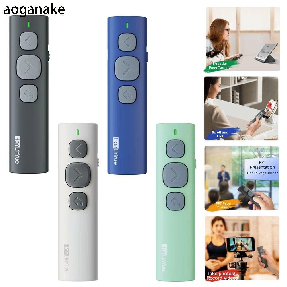 AOGANAKE BT Page Turner, PPT Page Turning Sliding Video Ngắn E-book Reader, Chụp Ảnh Và Ghi Video Bl