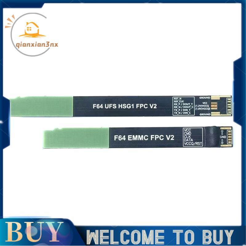 F64 cho Flash 64 EMMC FPC V2 / UFS HSG1 FPV Cáp 2 trong 1 MỚI cho Flash 64 Lite F64 UFS HSG1 FPC V2