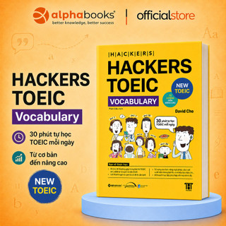 Sách - hackers toeic vocabulary -30 phút tự học toeic mỗi ngày, từ cơ bản tới nâng cao