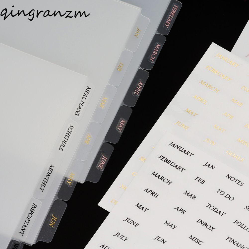 NEXOR Binder Index Dividers PVC Creative Notebook Sticker Separator Trang cho A5 / A6 Notebook Bindi