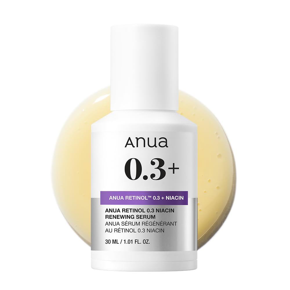 ANUA Retinol 0.3 Niacin Serum 30ml - Retinol Serum for Pores, Moisture, and Hydration - Korean Beaut