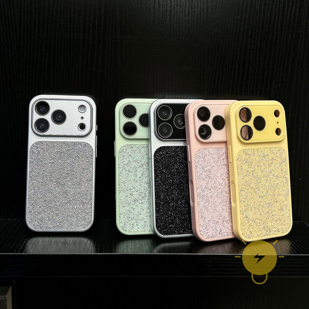 Phone Case For iPhone 17 Pro Max 16 15 14 13 TPU Diamond Diamond Pattern Diamond Pattern Aesthetic K