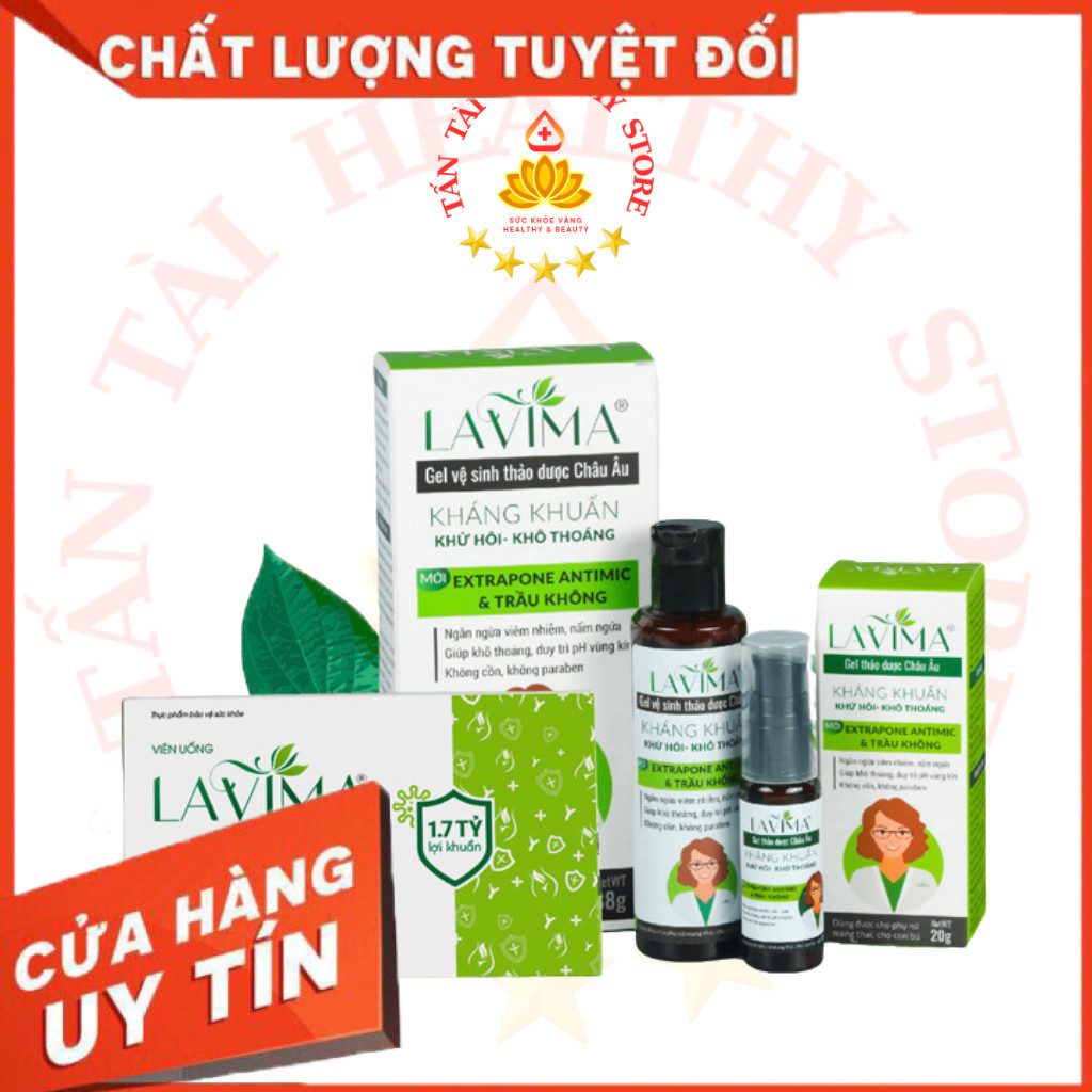 ✅[CHÍNH HÃNG, CHO KIỂM HÀNG] Bộ sản phẩm phụ khoa LAVIMA