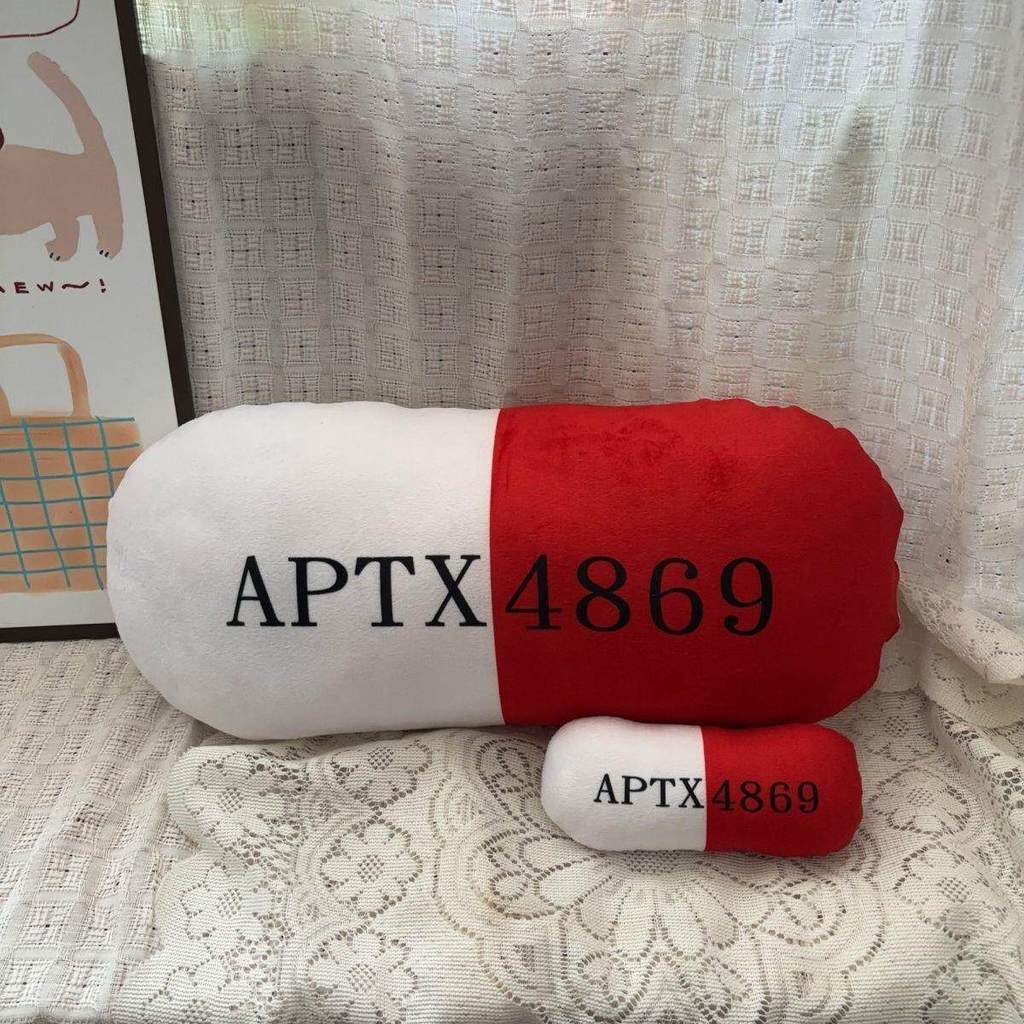 2026 Phong Cách Mới 2026 Gối Maru Tên Thám Tử Lừng Danh Conan APTX-4869 Gối Biến Hình Hai Lần Hoạt H