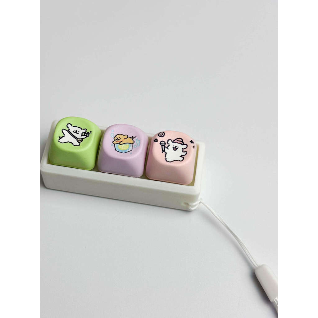 Mới [Nhà Ngoại Thất] Line Puppy Axis Tester Đồ Chơi Giải Nén Màu Macaron Dễ Thương Giải Nén Dụng Cụ 