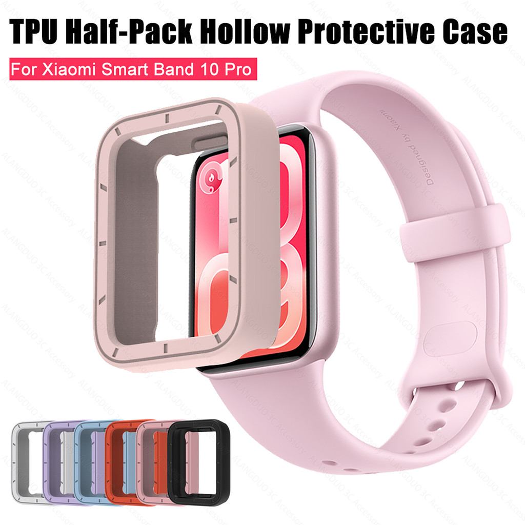 Ốp Lưng TPU Mềm Cho Xiaomi Smart Mi Band 10 9 Pro Silicone Full Edge Bao Vòng Tay Cho Mi Band10 Pro 