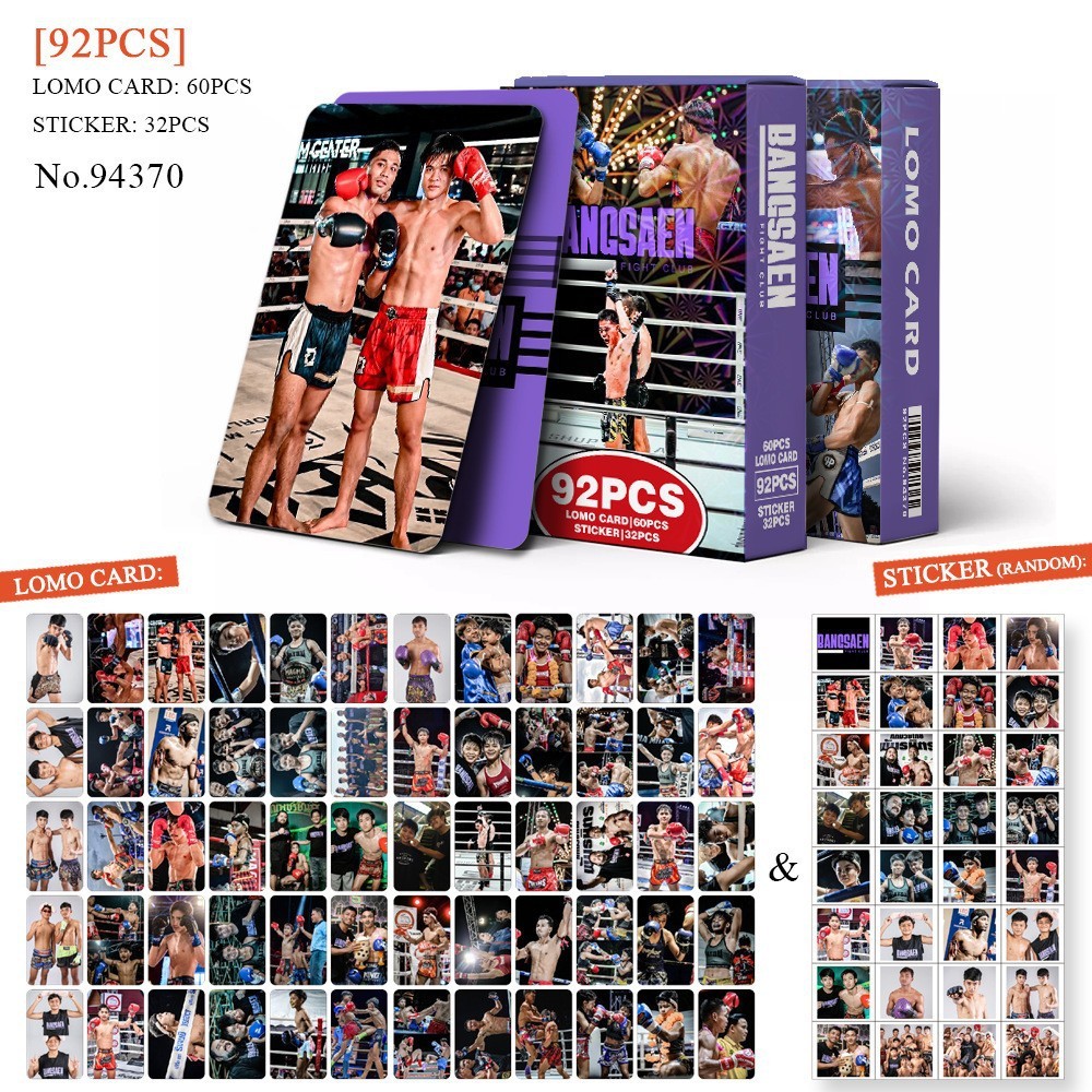 92 Photocards Bangsaen Fight Club Thái Lan KPOP Hàng hóa LOMO Photocard