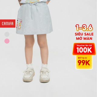 Chân váy bé gái CANIFA cạp chun dáng chữ A in hình Doraemon 1BS25S010