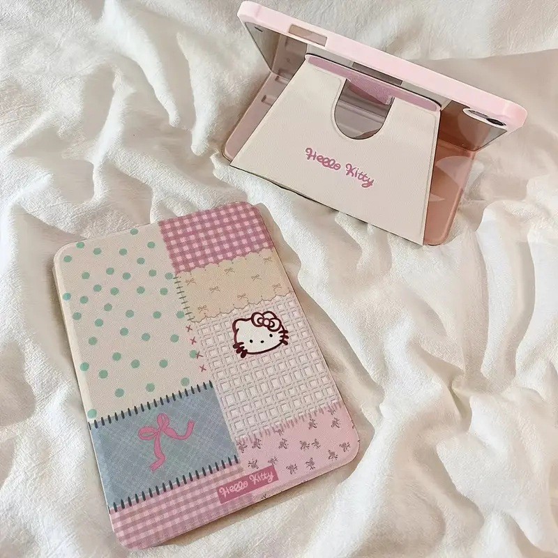Ốp bảo vệ máy tính bảng Hello Kitty Stitching Bow ipad 11 2025 / Air 7 2025