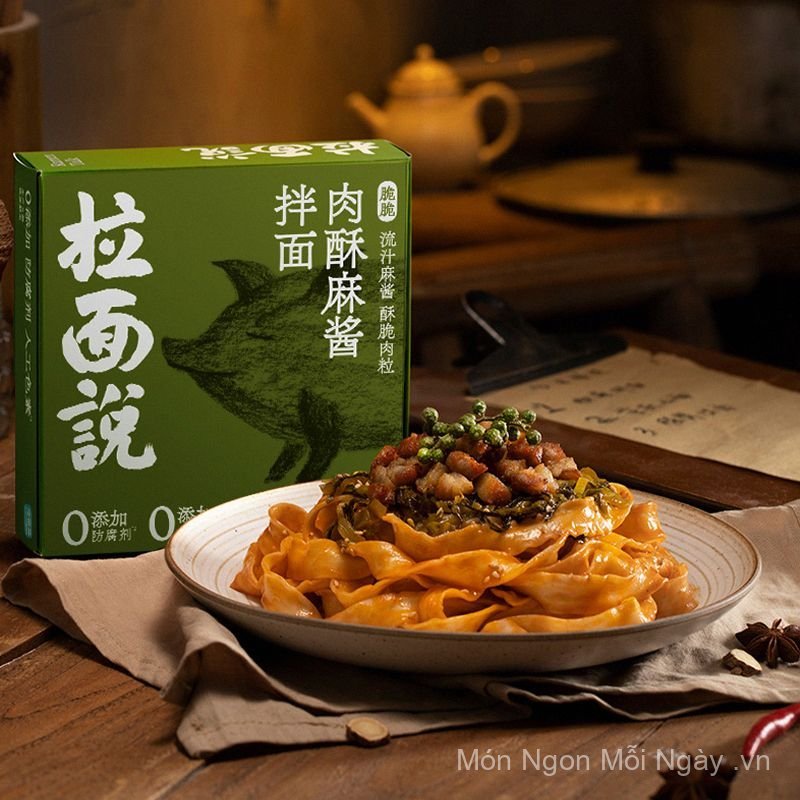 4Hộp】Ramen Talk Mì Ramen Tonkotsu Nhật Bản vị thịt xông khói, mì ăn liền, gói súp ramen, không chiên