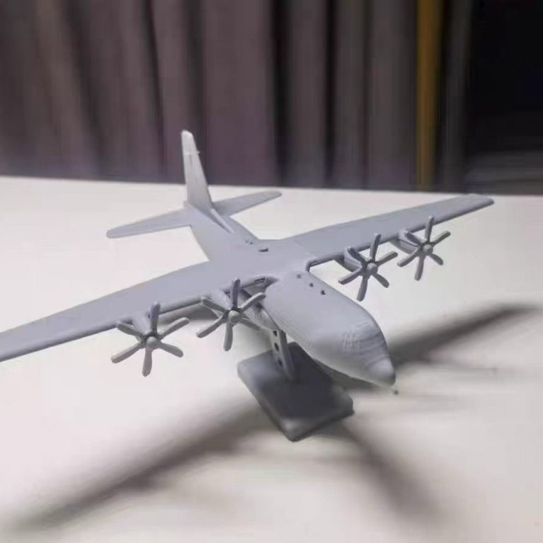 Máy bay mô hình in 3D C130 Máy bay vận tải Hercules, Tùy chỉnh [18 * 24cm] Nhu cầu nhỏ lớn để giao t