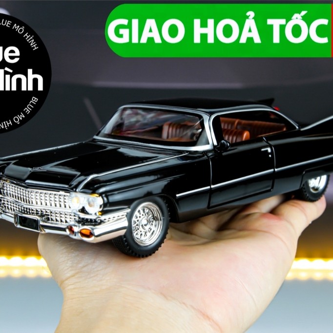 Xe mô hình Cadillac Coupe DeVille Classic 1:24 Đen