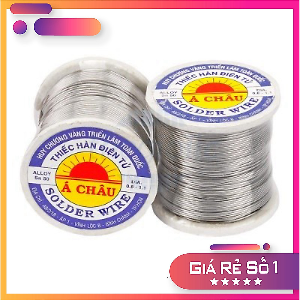 Thiếc Hàn 0.8 Sn50 Pb50 150G Á Châu Điện Tử Thường Tín