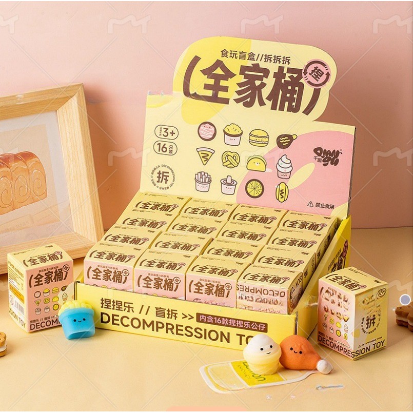 Nướng Mochi Squishy Đồ Chơi Phục Sinh Giỏ Nhồi Bông Quà Tặng Sinh Nhật Cho Trẻ Em Người Lớn Tăng Chậ