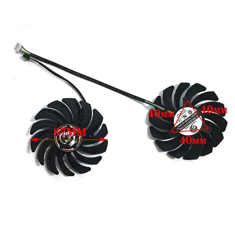 Dành Cho MSI RTX 2060 2060S GAMING Z / X Magic Dragon Graphics Fan 87mmn 4pin DC 12V 0.4A PLD09210S1
