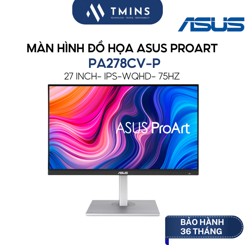 Màn hình đồ họa ASUS ProArt PA278CV-P ( 27inch/ IPS/ WQHD/ 75Hz) - Hàng chính hãng