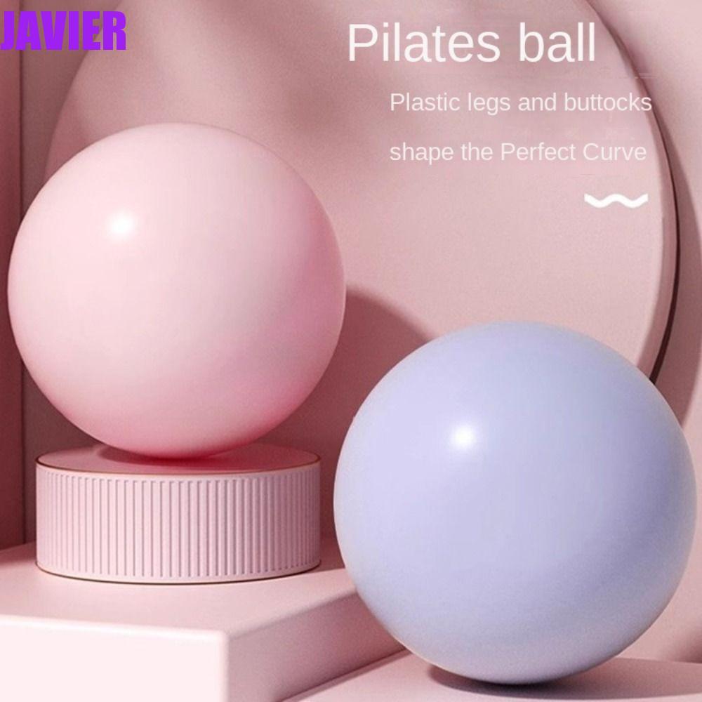 JAVIER Yoga Ball, Chống Nổ 25cm Pilates Ball, Thiết Bị Pilates Mini Tập Thể Dục Dày PVC Yoga Fitness