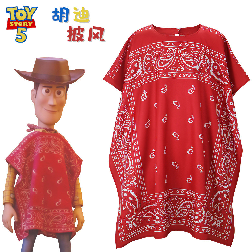 Toy Story 5 Woody cosplay cape Halloween cosplay biểu diễn sân khấu Mũ cao bồi