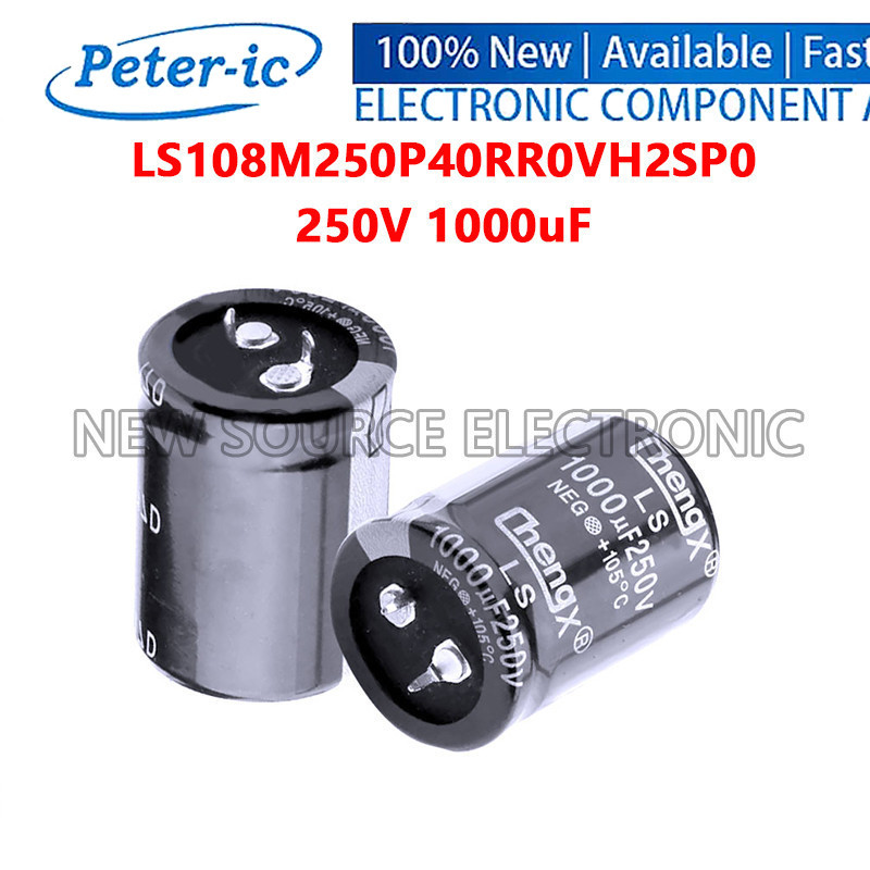 (1 cái) 250V 1000uF D30xL40mm 1.18x1.58in LS108M250P40RR0VH2SP0 Điện phân nhôm