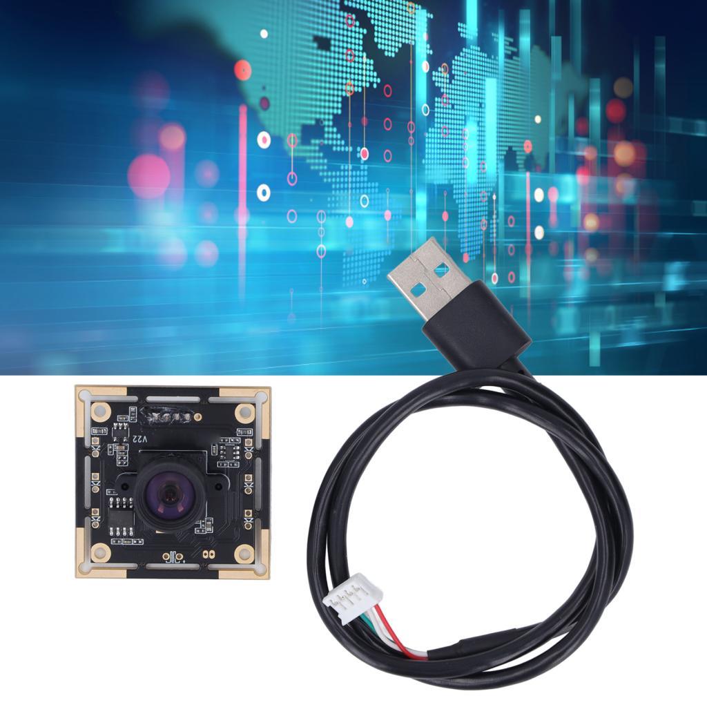 owuhddnh Mô-đun máy ảnh 1MP 1280x720 Độ phân giải cao Quét mã QR thủ công Nhận dạng khuôn mặt 100° T