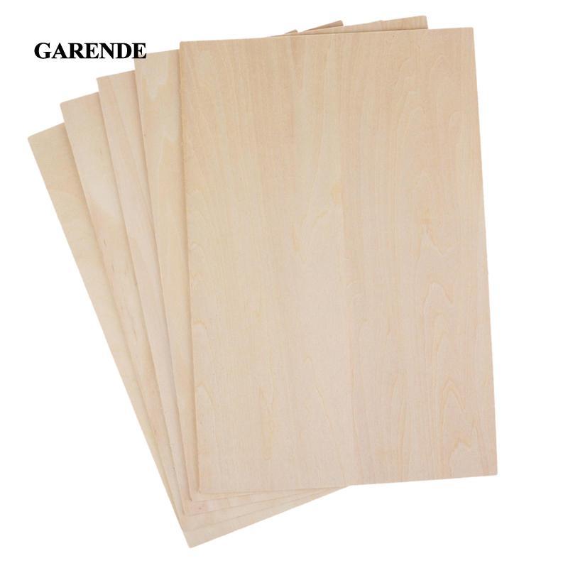 Garende 5 Miếng Gỗ Basswood Bảng Gỗ Cho Máy Bay Thu Nhỏ Thủ Công