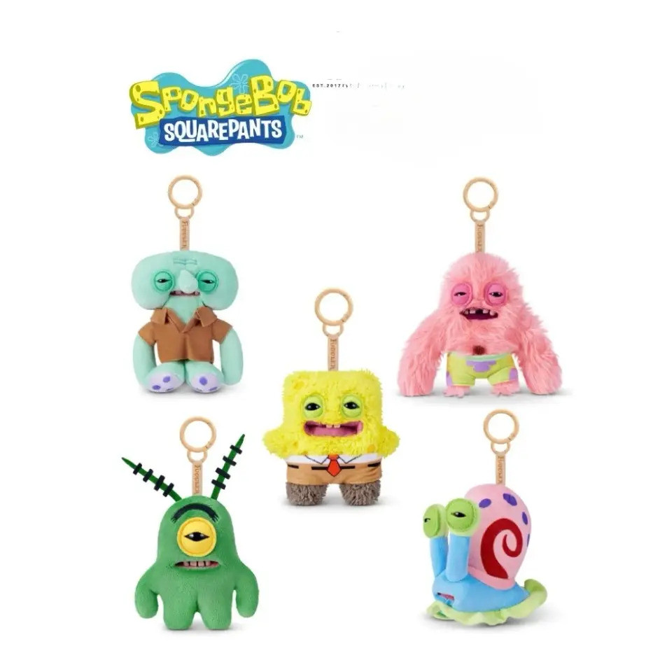 BCZD Fuggler SpongeBob Móc Khóa 5 "Ngộ nghĩnh Quái Vật Xấu Xí Sang Trọng Sưu Tập Đồ Chơi Patrick Fug