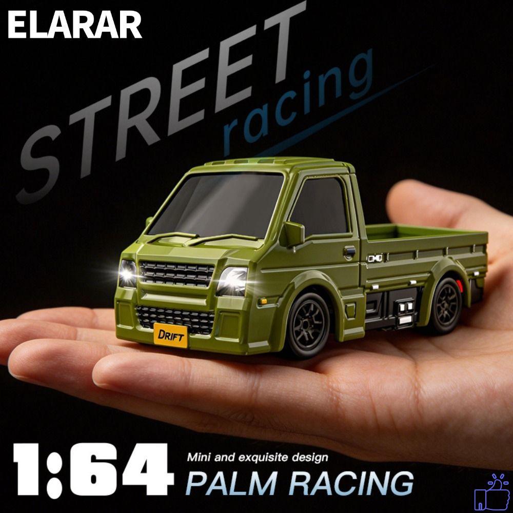 ELARA‌R 1: 64 RC Truck, Đèn LED tốc độ cao RC Drift Car, Chất lượng cao có thể sạc lại 4WD 2.4G Micr