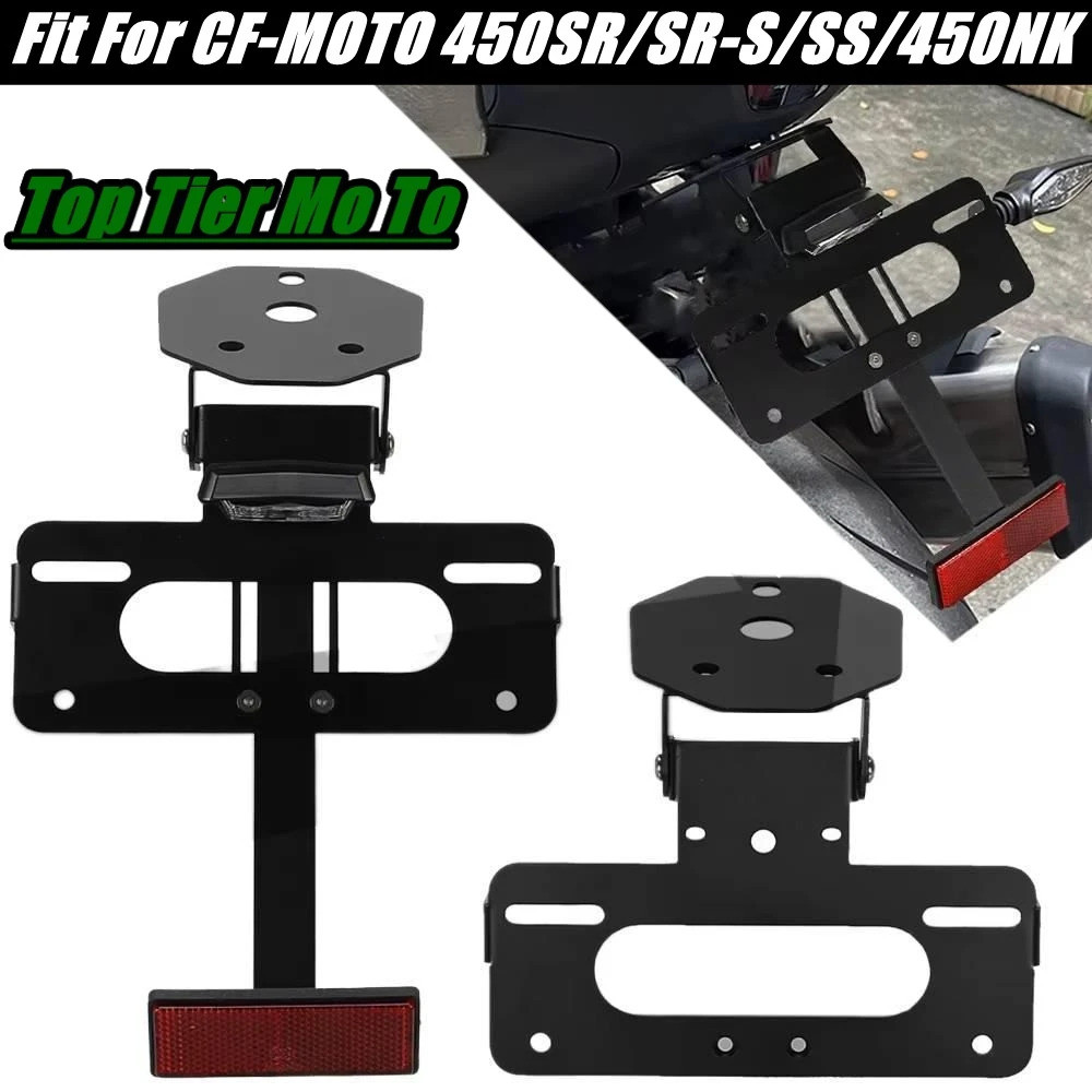 Dành Cho CF-MOTO 450SR 450SR-S 450SS 450NK 2022-2025 Phụ Kiện Xe Máy Khung Biển Số Đuôi Ngắn Biển Số