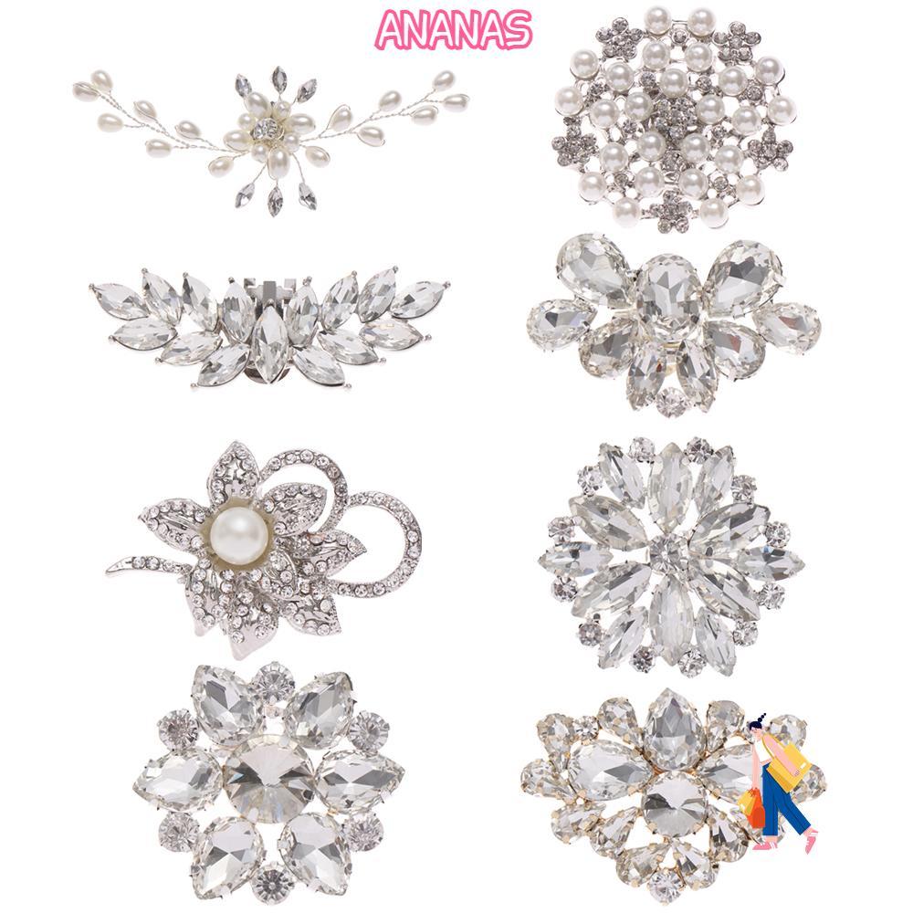 ANANAS 1 Kẹp Giày Nữ Cưới Nữ Cô Dâu Trang Trí Giày