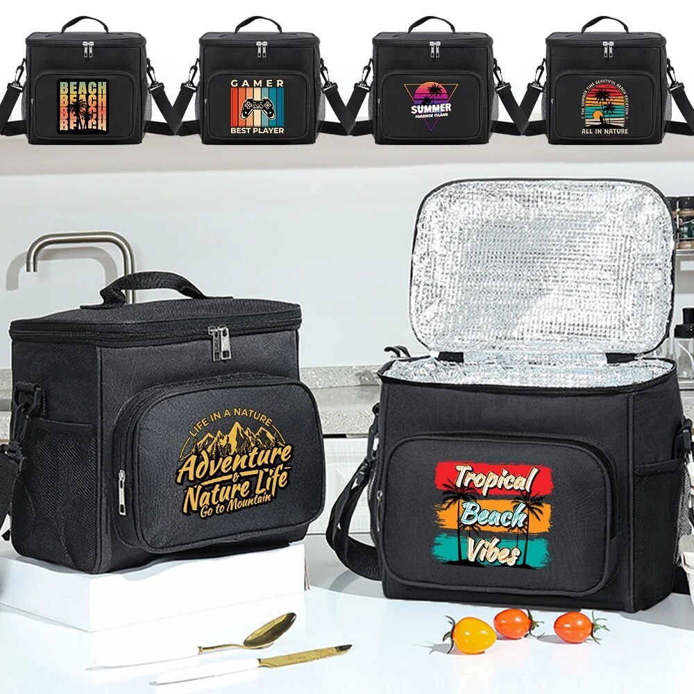 Lunch Bag Insulated Keep Warm Bento Bag Picnic Bag Cooler Lunch Box Bag holiday Series