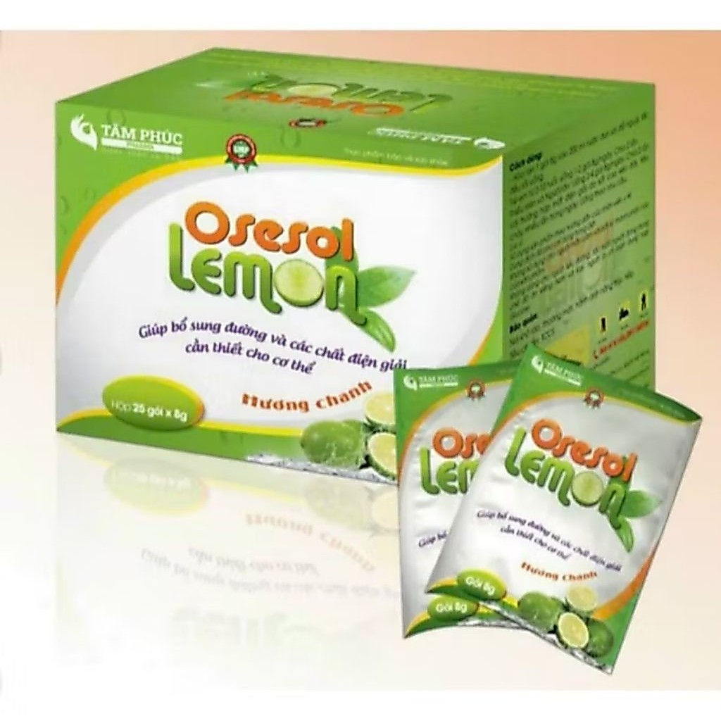 Gói bù điện giải Oresol Lemon _Bổ sung đường và điện giải,giảm mệt mỏi,suy nhược cơ thể do mất nước