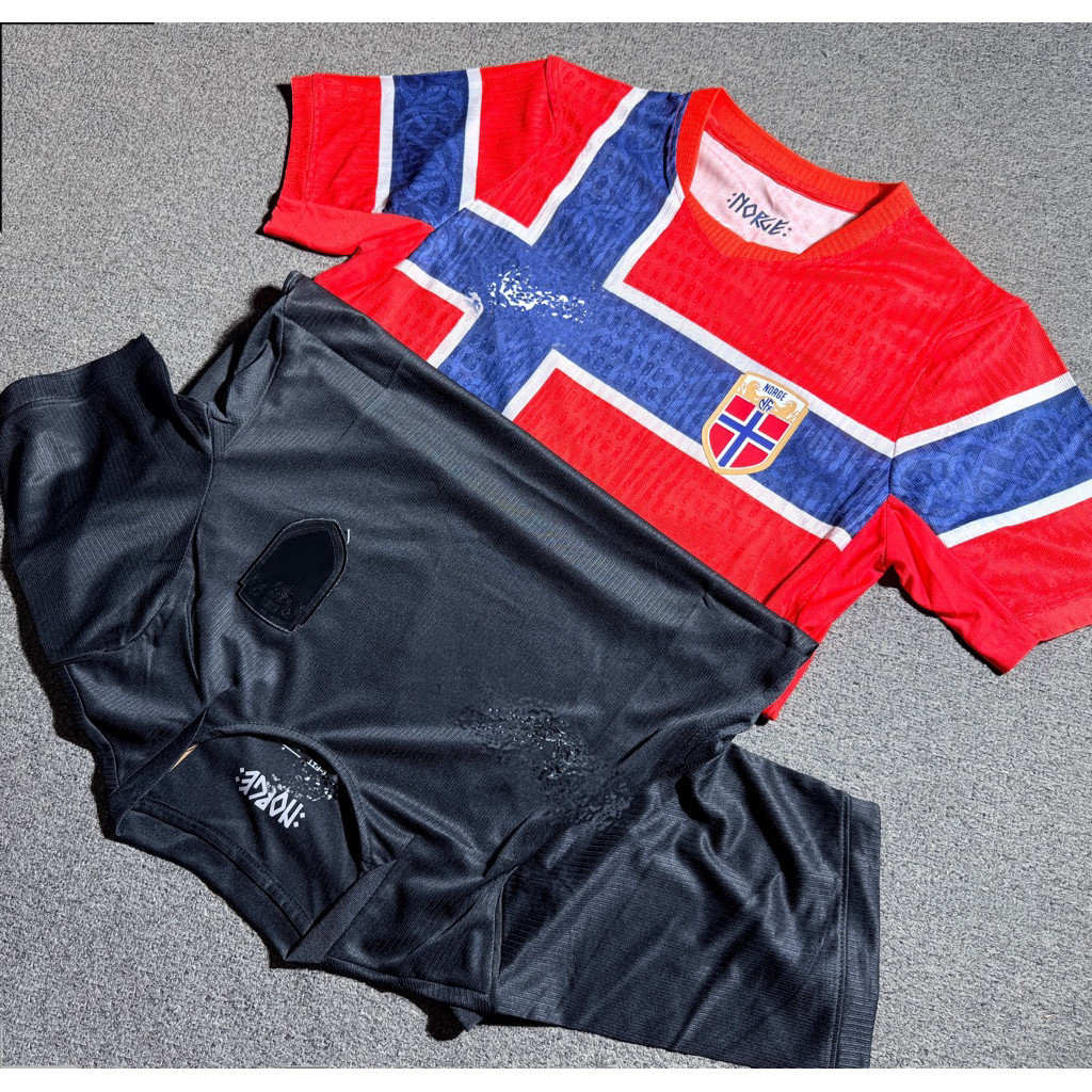 Na Uy 2026 World Cup Haaland Jersey Player Issue Fan Phiên bản thoáng khí Áo bóng đá sân khách sân k