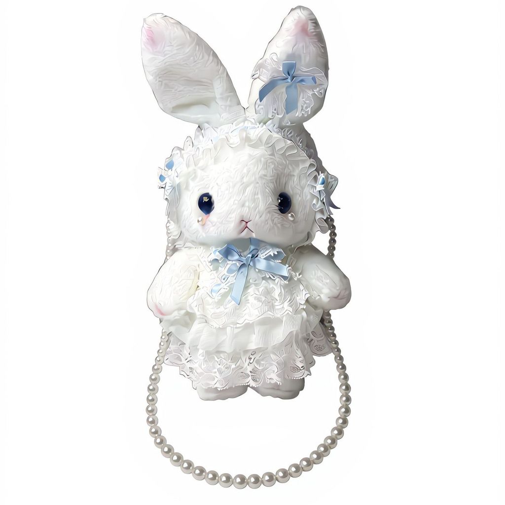 5.22-Lolita lolita tai thỏ một vai xô túi thỏ lolita Handmade Ba lô