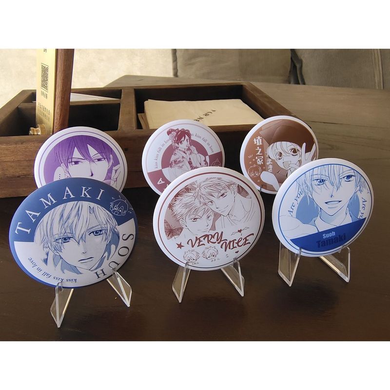 【Fast shipping】host club trường ouran/ouran high school host club Anime Huy hiệu ghim cài áo Badge