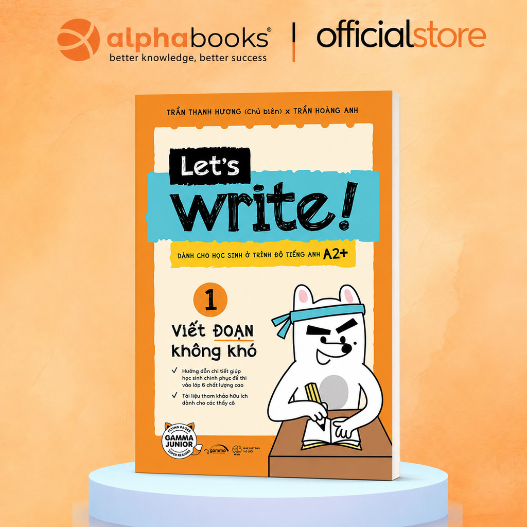 Sách - Let’s Write! 01 - Viết Đoạn Không Khó (Gamma)