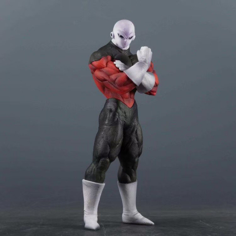 KFDH Anime Dragon Ball statue, standing figure of Jiren, 2D model toy, Super Saiyan figurine, gift i