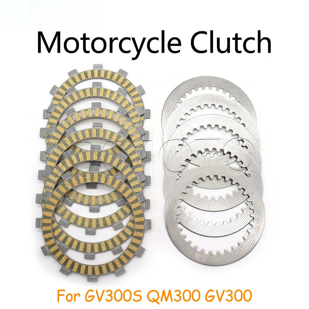 Dành Cho Hyosung GV300S QM300 GV300 GV 300 S QM 300 Xe Máy Ly Hợp Đĩa Thép Ma Sát Bộ Dụng Cụ GV 300S