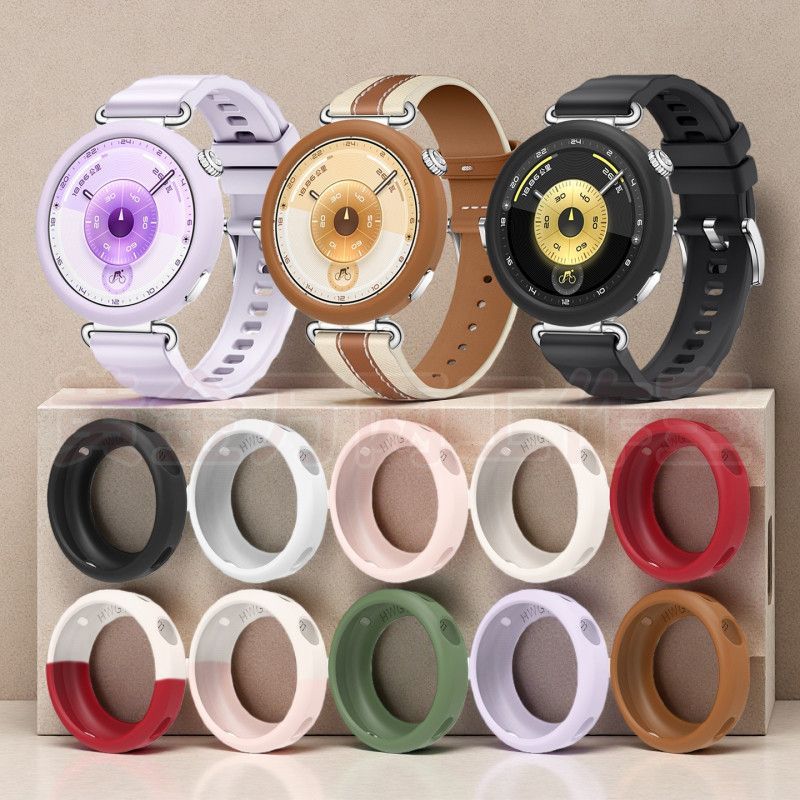 Thích hợp cho Huawei GT6 / 41MM Vỏ bảo vệ silicon Huawei Watch gt6 Vỏ bảo vệ silicon nửa gói Thích h