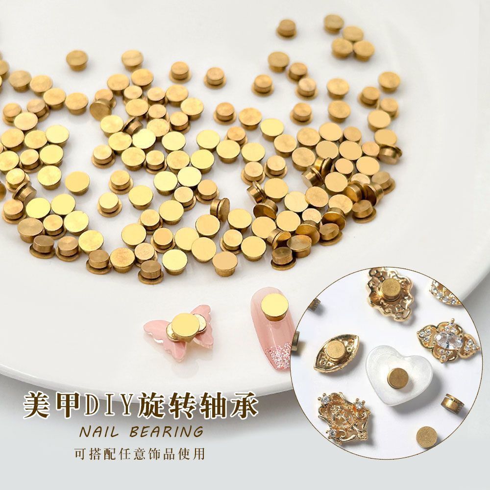 Phụ kiện vòng bi xoay 360 độ Hạt xoay tốc độ cao Xoay móng tay Phụ kiện kim cương Xoay vòng bi đậu 2