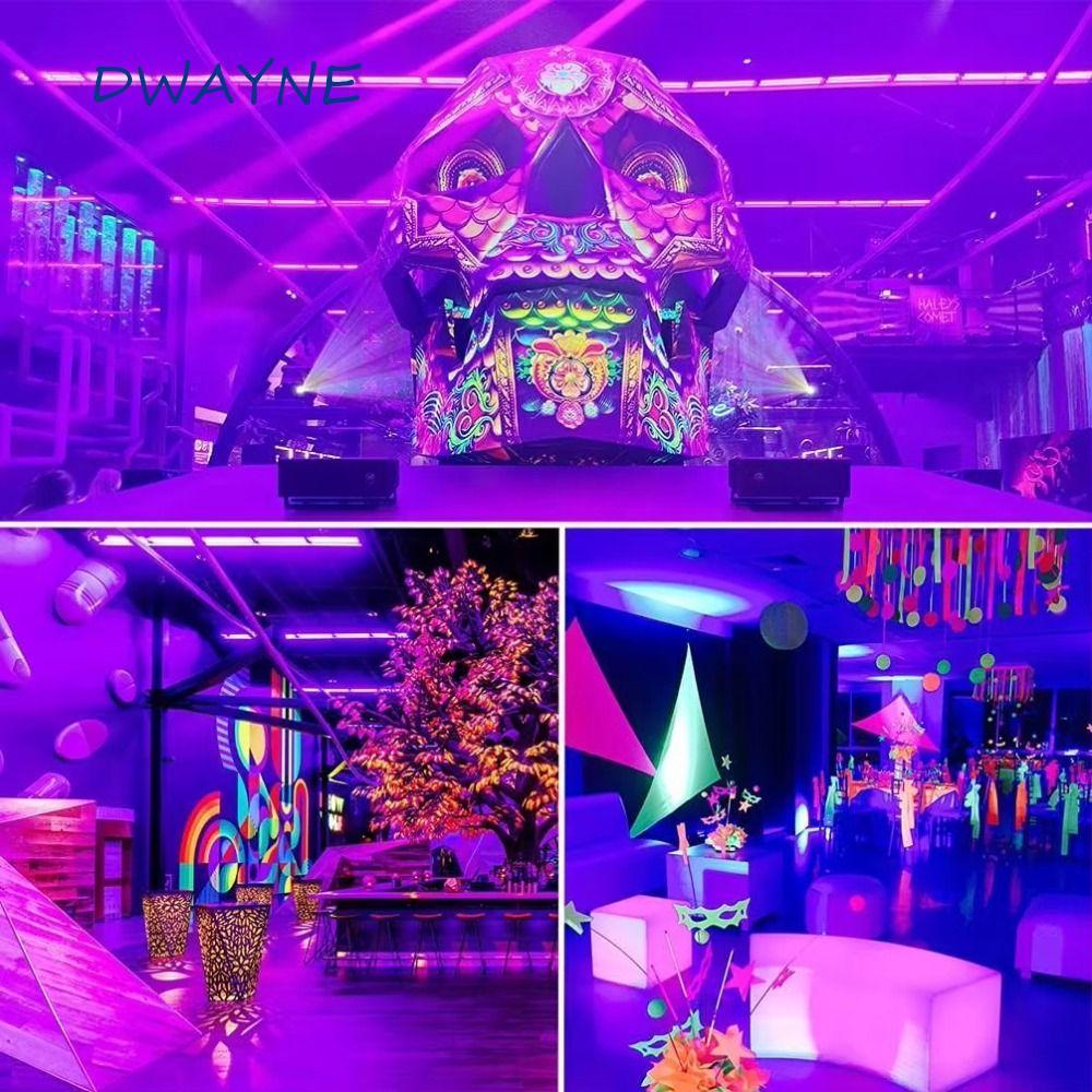 Đèn rửa tường LED UV DWAYNE, Concert 40LED Strips UV Disco DJ Light, Đèn nhuộm 395nm Blacklight 36W 