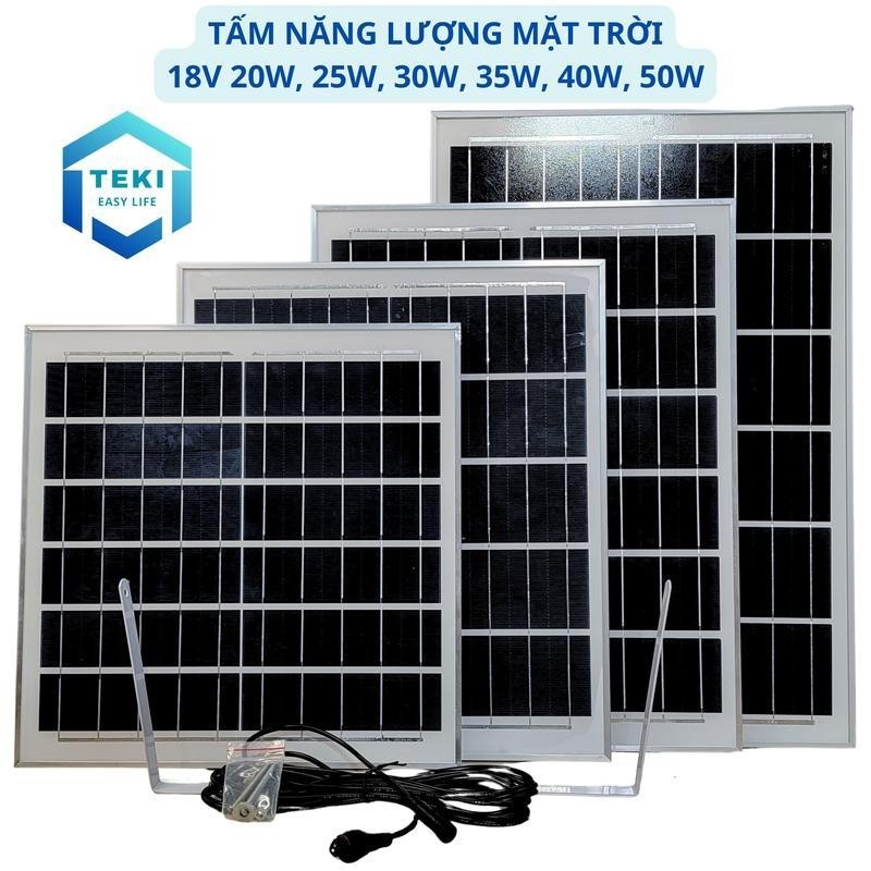TẤM PIN NĂNG LƯỢNG MẶT TRỜI MONO 18V 20W, 25W, 30W, 35W, 40W, 50W