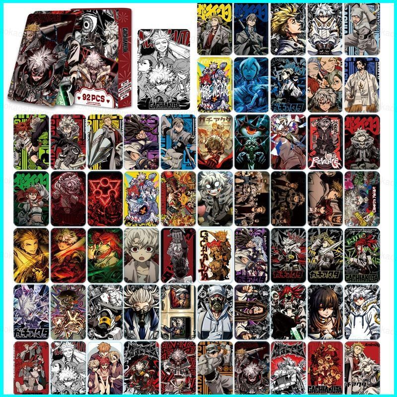 HK1 92 Cái / bộ GACHIAKUTA LOMO Thẻ Dán Bưu Thiếp Bộ Sưu Tập Anime Ngoại Vi KH1