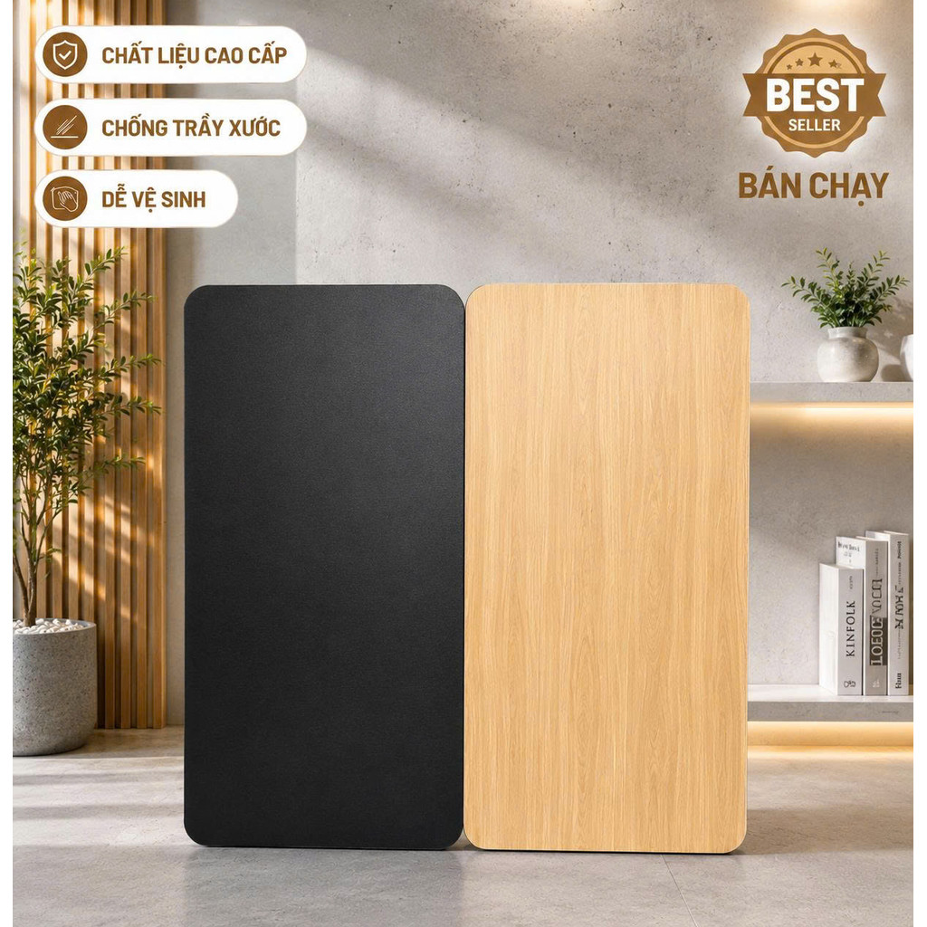 Mặt Bàn, Tấm Ván Gỗ MDF  40x60 - 20x100 - 50x80 - 50x100 - 60x100 - 60x120cm