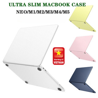 Ốp lưng Ultra Slim Crystal Sky Blue mới cho MacBook Air Pro NEO 13 14 15 16 inch (M1 / M2 / M3 / M4 / M5)