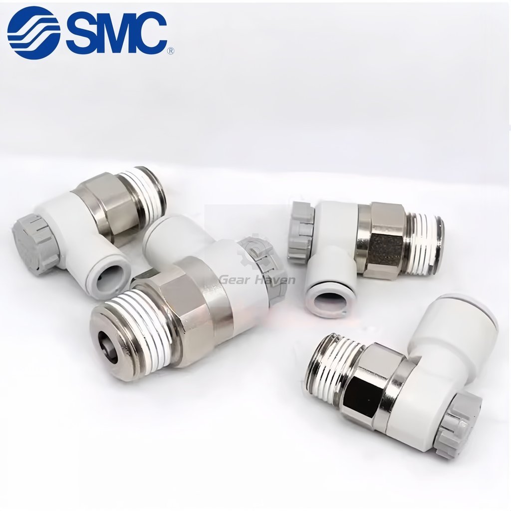 Van tiết lưu điều chỉnh tốc độ Smc AS1201F-M5-04A-06A AS2201F-01-02-06-08SA1211F mới