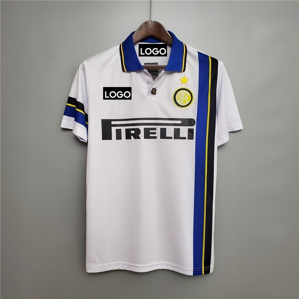 Inter Milan 97-98 sân nhà Sân khách thứ 3 Retro Bóng đá Jersey #RONALDO
