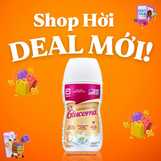 Sữa nước Glucerna Hương Vani Chai 220ml dành cho người tiểu đường - Hàng chính hãng, date mới nhất